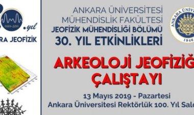 Arkeoloji Jeofiziği Çalıştayı Ankara'da 13 Mayıs Pazartesi günü yapılacak