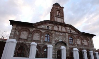 Edirne'de, Bulgar Ortodoks Kilisesinin kubbe restorasyonu tamamlandı