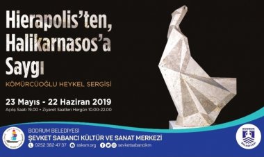 Antik çağın 4 ünlü heykeltıraşı anısına Hierapolis'den Hallikarnassos'a Saygı'