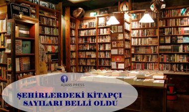ŞEHİRLERDEKİ KİTAPÇI SAYILARI BELLİ OLDU