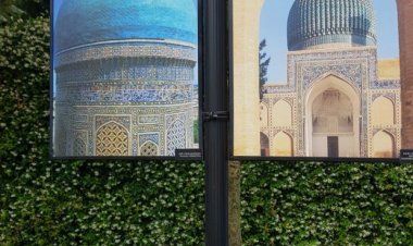 Bahariye Mevlevihanesi'nde Zamanını Aşan Medeniyet Özbekistan sergisi açıldı