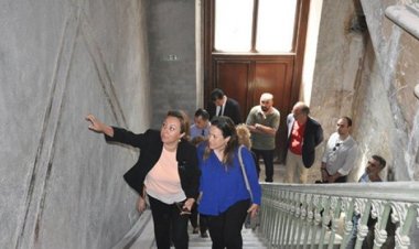 Atlas Pasajı'ndaki Sinema Müzesi çalışmaları sürüyor