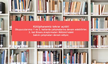 Kütüphanemiz tekrar açıldı! | Our library is open again!