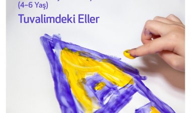 Pazar Çocuk Atölyeleri: Tuvalimdeki Eller (4-6 yaş)