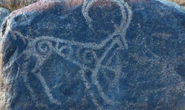 Kırgızistan 4 bin yıllık kaya resimleri açık hava müzesi