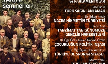 Modern Türkiye Tarihi Seminerleri Eylül'de Başlıyor