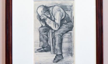 Van Gogh'a ait kara kalem çalışması ilk kez Amsterdam'da sergilendi