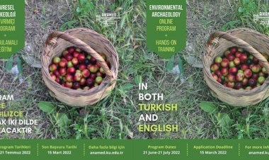 İngilizce ve Türkçe olarak iki ayrı dilde sunulacak olan Çevresel Arkeoloji Çevrimiçi Programı başvuruları başladı.