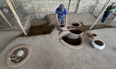 Harput Kalesi'nde bin yıllık saray mutfağı bulundu