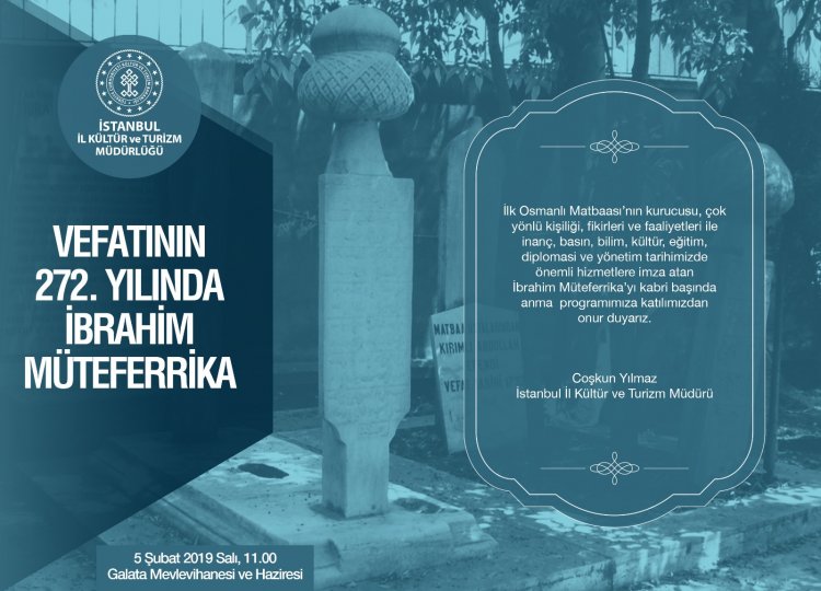 İbrahim Müteferrika anma programı