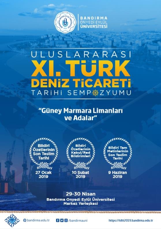 XI. TÜRK DENİZ TİCARET TARİHİ SEMPOZYUMU