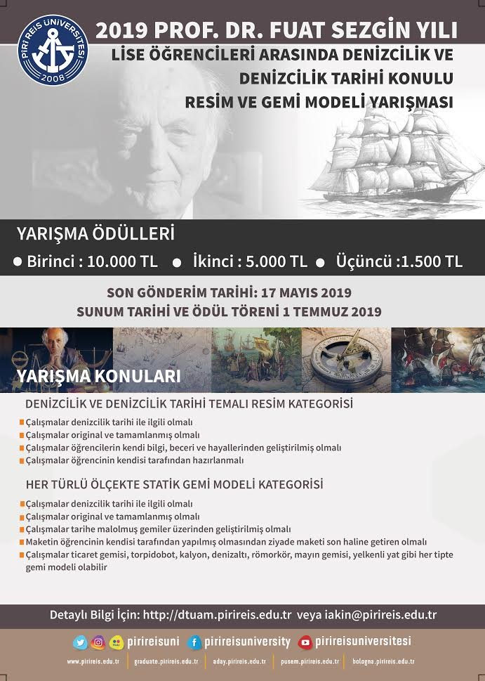 2019 Prof. Dr. Fuat Sezgin Yılı Kapsamında Faaliyet Duyurusu