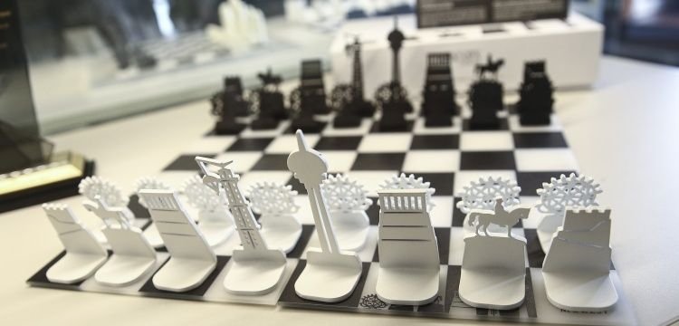Ankara'ya özel tasarlanan satranç takımı müzelerde satılacak