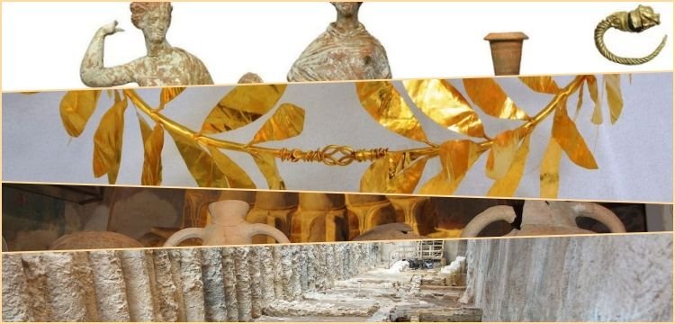 Selanik'te metro inşaatından çıkan arkeolojik hazineler göz kamaştırdı