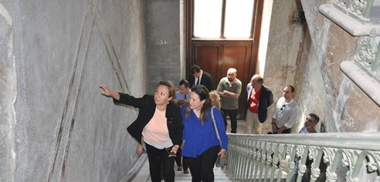 Atlas Pasajı'ndaki Sinema Müzesi çalışmaları sürüyor