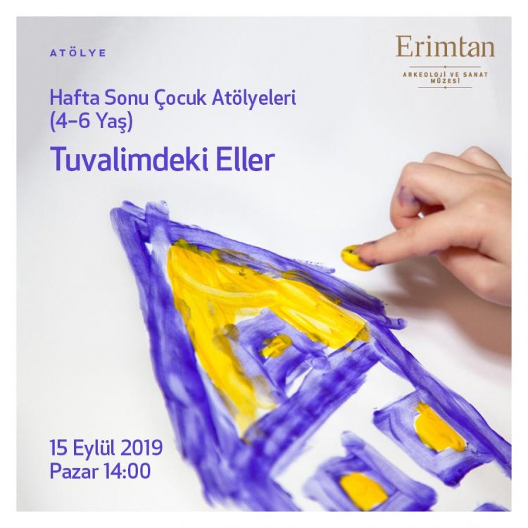 Pazar Çocuk Atölyeleri: Tuvalimdeki Eller (4-6 yaş)