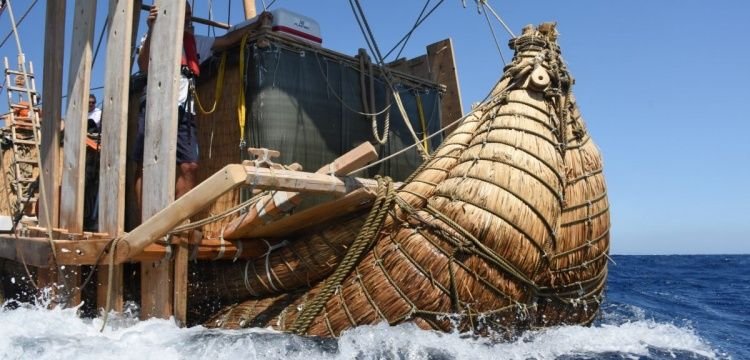 Papirüsten yapılan antik gemi replikası Abora-IV Türkiye'ye hediye edilecek