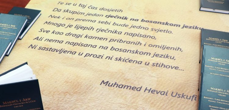 İlk Türkçe-Boşnakça sözlük: Makbûl-i Ârif - Potur Şâhidî