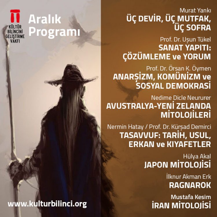 Tarih, Arkeoloji ve Sanat Seminerleri Aralık 2019
