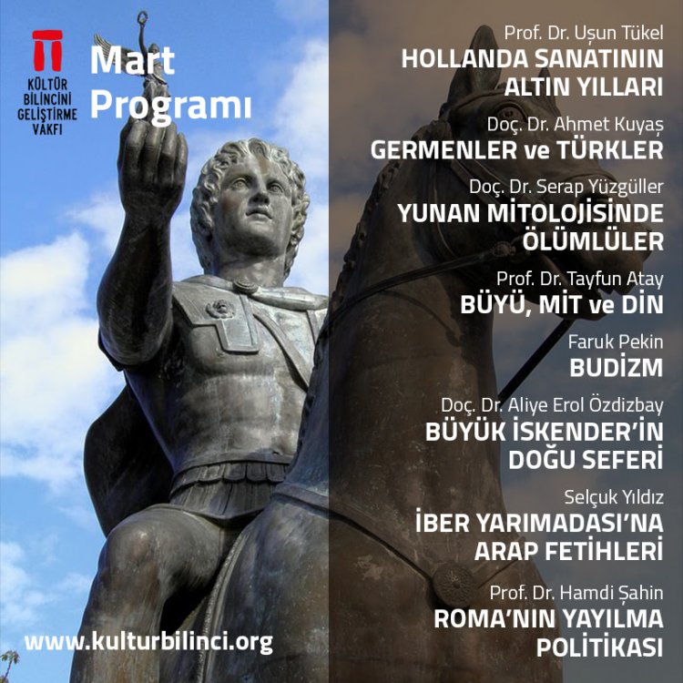 Tarih, Arkeoloji ve Sanat Seminerleri Mart 2020