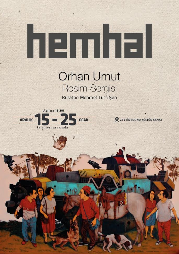 Orhan Umut Resim Sergisi “Hemhal” Salı 19.00'da Açılıyor