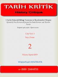 Tarih Kritik Dergisinin Ocak sayısı