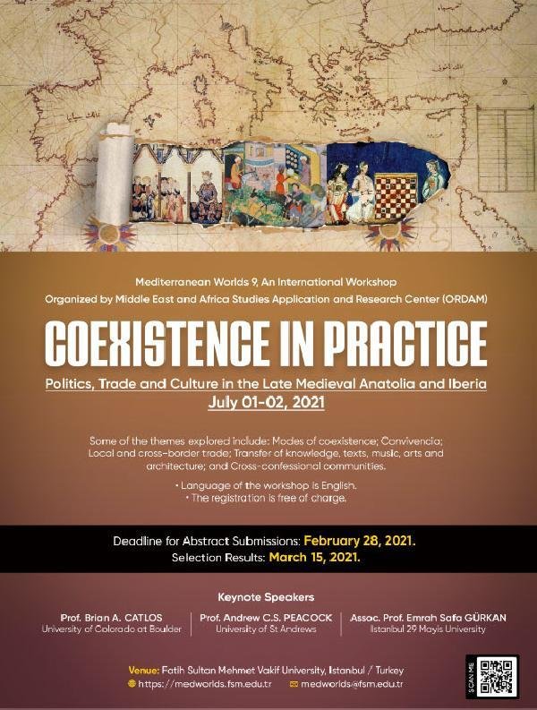 MEDWORLDS 9, Akdeniz Dünyası Çalıştay Çağrısı