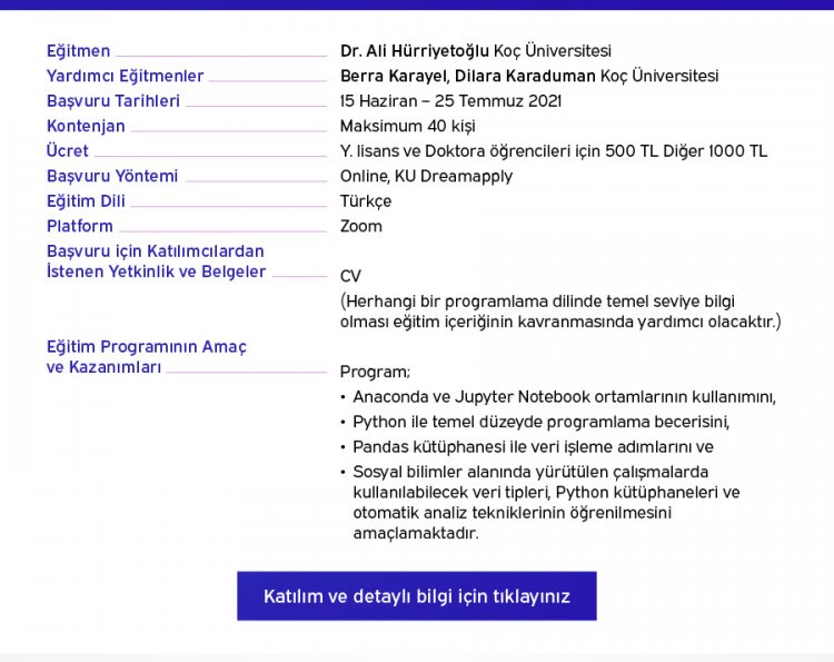 Eğitim/Sosyal Bilimlerde Veri Analizi ve Yazılım