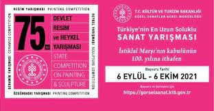 Devlet Resim ve Heykel Yarışması'nın başvuruları 6 Eylül-6 Ekim arasında çevrim içi yapılacak