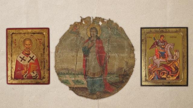 Gökçeada'dan çalınan eserler Bartholomeos'a takdim edilecek