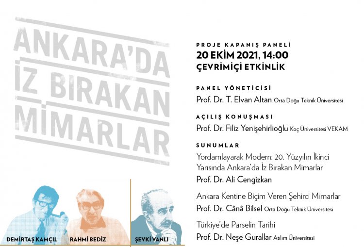 Ankara'da İz Bırakan Mimarlar Proje Kapanış Paneli