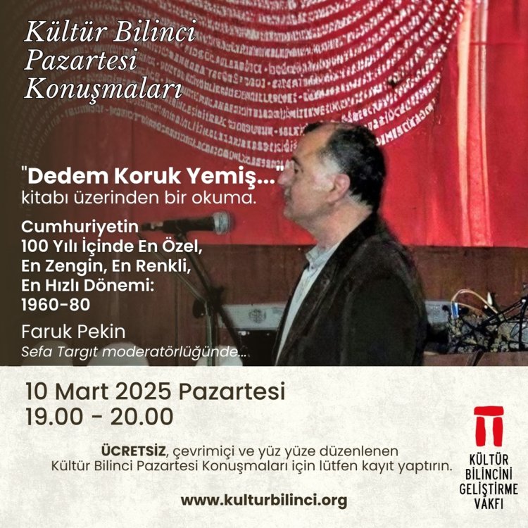 Pazartesi Konuşması: Cumhuriyetin 100 Yılı İçinde En Özel, En Zengin, En Renkli, En Hızlı Dönemi: 1960-80