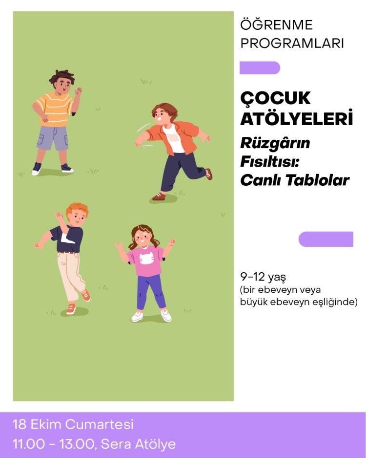 SSM'de Haftasonu Çocuk Atölyeleri Başlıyor!